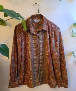 Vintage paisley button down